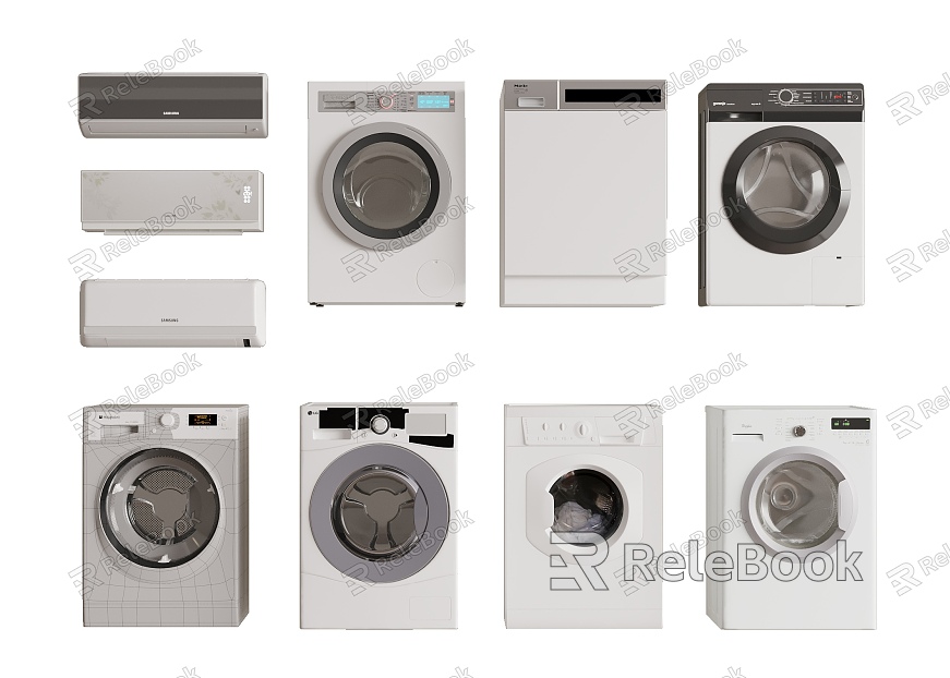 Washing machine combination model