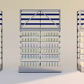 Retail Display Shelves With Metal Frame And Multiple Product Storage Layers