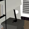 Table lamp table lamp side 3d model