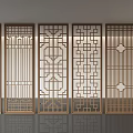 Screen partition 3d model