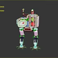 Mech Warrior Mech Soldier Machine Battlearm Mechanical Battlearm Machine Fighter Robot 3d model