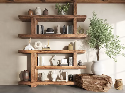 Qui Decorative Rack 3d model