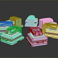Colorful Staplers In Various Vibrant Shades For Office Desktop Use