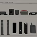 Modern Wall Mounted Speakers With Stylish Design For Home Audio Systems