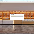 Liquor Store Interior With Wooden Shelves Alcohol Bottles Warm Lighting And Service Center