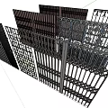 Wrought Iron Fences And Railings With Intricate Patterns And Multiple Color Options