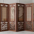 Screen partition 3d model