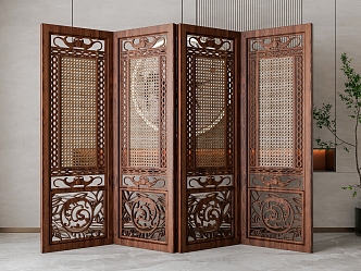 Screen partition 3d model