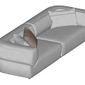 Modern Multiplayer Sofa 3d model