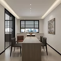 Modern Living Dining Room Interior With Black Sofa White Chair Coffee Table And Feather Art