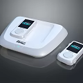 ASCO White Body Scale With Main Unit And Handheld Digital Screen 3d model