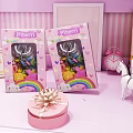Cute Cartoon Decorative Ornament Set With Plierni Rainbow Boxes Penguin Unicorn Photo Frame Gift Box