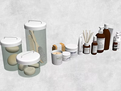 Modern toiletries toiletries 3d model