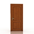 New Chinese Wooden Door 3d model