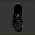 Navy Blue And Teal Outdoor Hiking Shoes With White Sole And Breathable Mesh Design