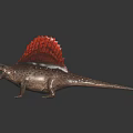 Modern Dinosaur Heterodontosaurus Sailosaurus longanthosaurus 3d model