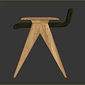 Modern Accent Chair With Green Upholstered Seat Wooden Armrests And Tapered Legs Design