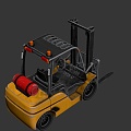 Forklift Truck 3d model