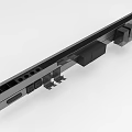 Industrial Metal Component With Slotted Design And Mounting Holes Structure