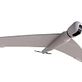 Advanced High Performance Gray Fighter Jet With Unique Wing Structure 3d model