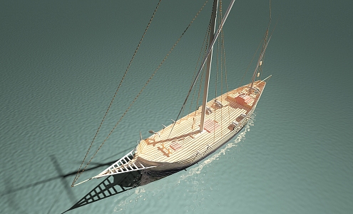 Modern Sailing 3d model