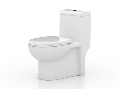 Modern toilet seat 3d model