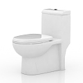 Modern toilet seat 3d model