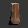 Realistic 3D Anatomical Model of Human Foot Organ Featuring Hair Details