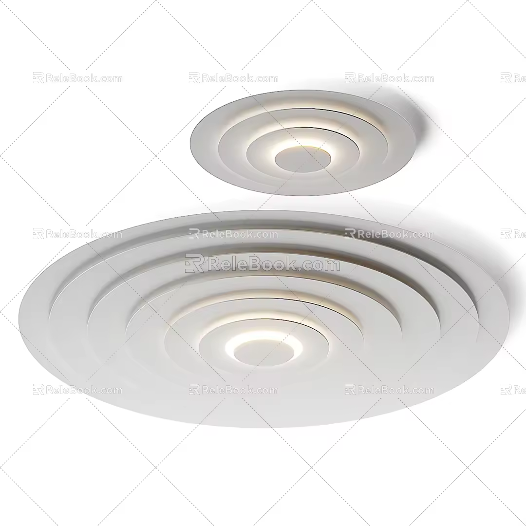 modern ceiling lamp 3d model
