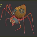 Mech tank mech insect mech spider crab machine crab mechanical crab mech crab 3d model