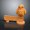 Privet Drive Sign With Owl Statue Decorative Home Household Decor Items