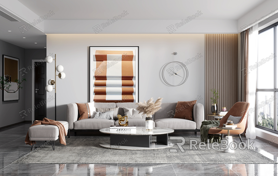 Light Luxury Living Room model