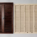 Quiet shutters and windows 3d model