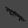 Weapons Sci-Fi Rifle 3d model
