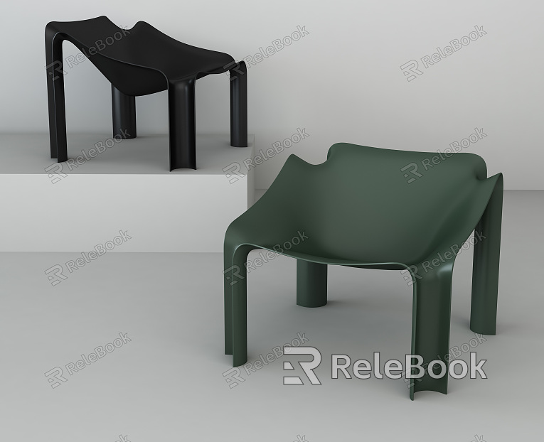 Modern children's chair model