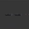 Industrial Metal Pipe Equipment With Elbow Joints Straight Sections And Brackets