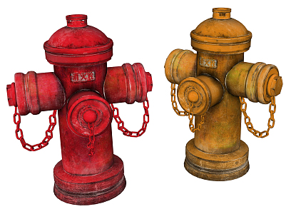 Industrial LOFT fire hydrant 3d model