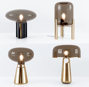 Light Luxury Table Lamp 3d model