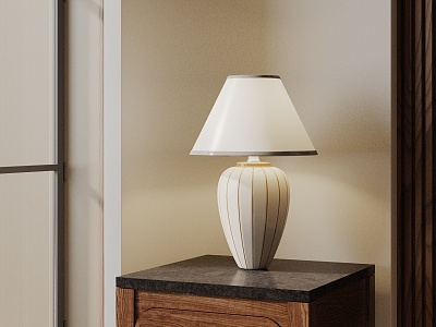 Modern table lamp 3d model