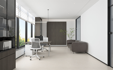 Modern Office Finance Office 3d model