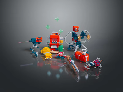 laser tower turret turntable sci-fi tower defense game tower defense sci-fi turret game turret game turret 3d model