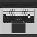 Modern Electronic Laptop Device Displaying Multiple Clear Product Images On Screen