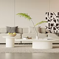 Modern coffee table 3d model