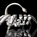 mechanical spider scorpion sci-fi bug 3d model