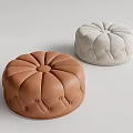 Modern sofa stool low tread 3d model
