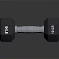 Hexagonal Fitness Dumbbell with 100 LB Weight Plates and Chrome Handle