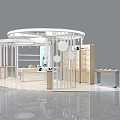 Mobile Phone Store China Telecom Multi-point Accessories Store Mobile Phone Shell Store 3d model