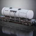 DANNER Grey Iron Tanker Car With Ladder And Railway Wheels Design