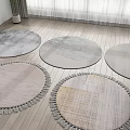 Modern Round Carpet 3d model