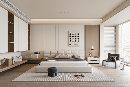 Modern Bedroom 3d model